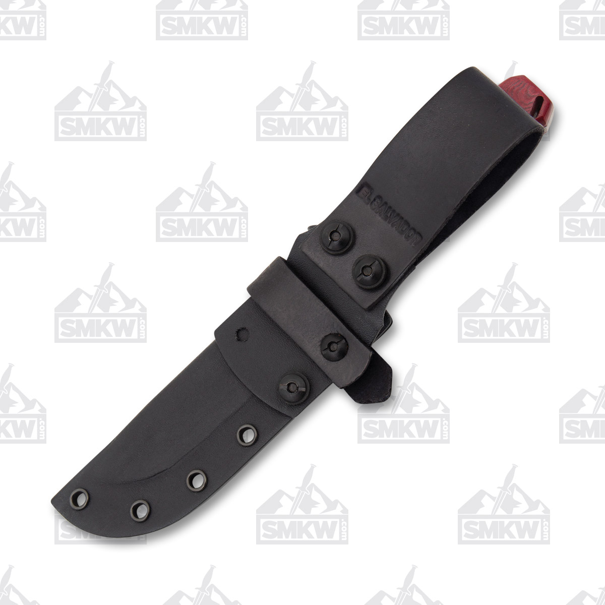 Condor Tool and Knife Bushcraft Bliss Knife Fixed Blade Red Micarta 4.8in Clip Point CTK283247HC View 7