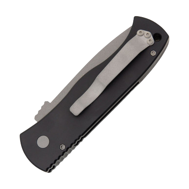 ProTech Emerson CQC7 Automatic Knife Matte Gray Tanto/Black Aluminum AUPTE7T01 View 3