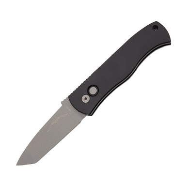ProTech Emerson CQC7 Automatic Knife Matte Gray Tanto/Black Aluminum AUPTE7T01 View 2