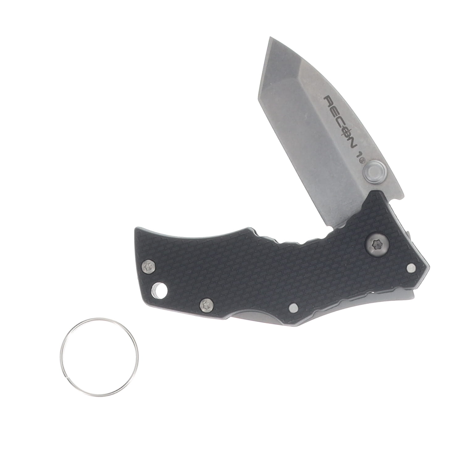 Cold Steel Micro Recon 1 Tanto Folding Knife 2in Stonewash Blade CS27DT View 3