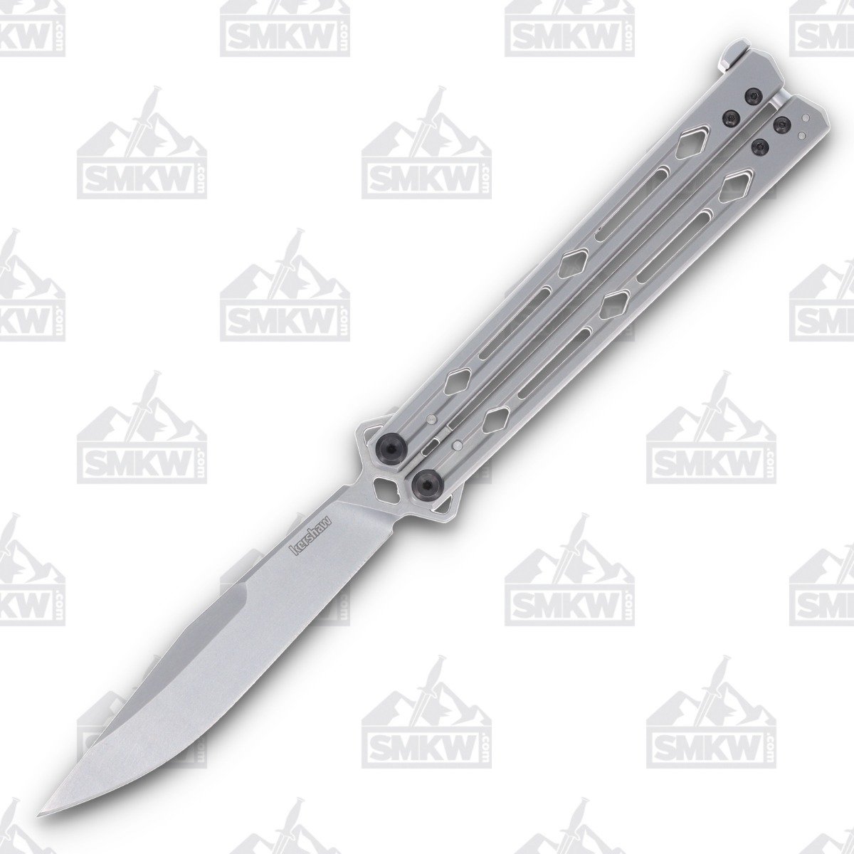 Kershaw Lucha Balisong Folding Knife 4.6in Plain Edge Stainless Steel Latch Lock KS5150 View 1