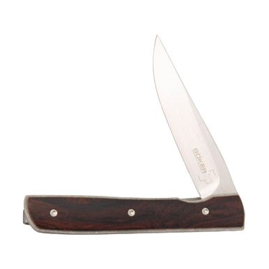Boker Plus Urban Trapper Petite Cocobolo 2.76in Plain Satin Drop Point BKBO784 View 4