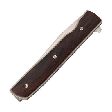 Boker Plus Urban Trapper Petite Cocobolo 2.76in Plain Satin Drop Point BKBO784 View 5