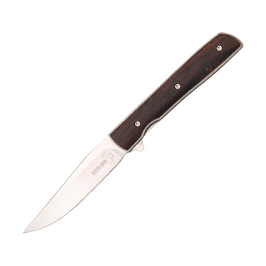 Boker Plus Urban Trapper Petite Cocobolo 2.76in Plain Satin Drop Point BKBO784 View 2
