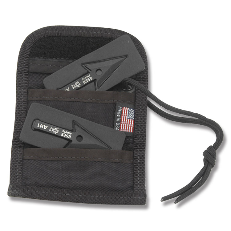ESEE Set of Two AH-1 Arrowheads with Lanyard Wallet AH1W View 3