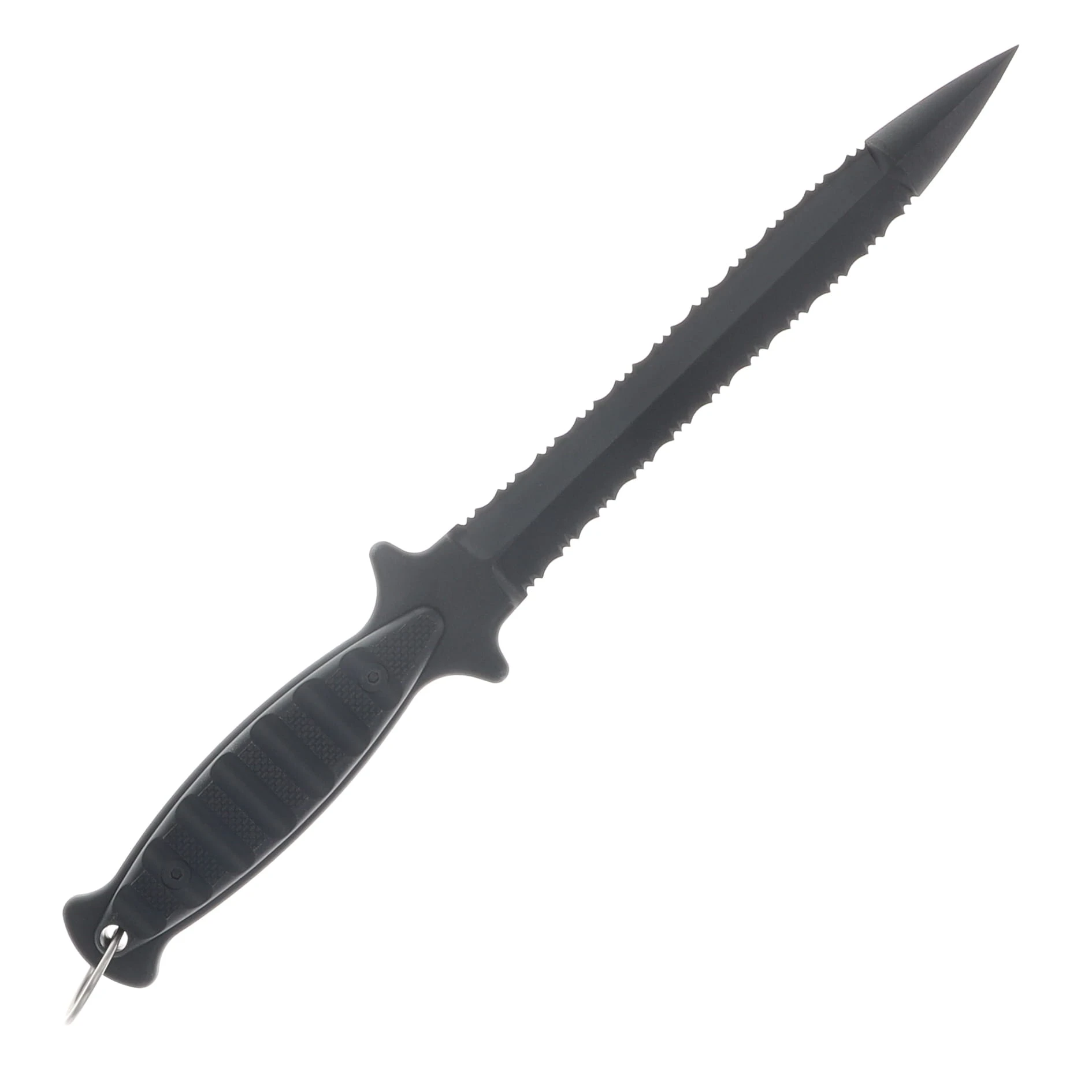 Cold Steel FGX Wasp Fixed Blade Knife 7in Serrated Black Dagger CS92FMA View 2