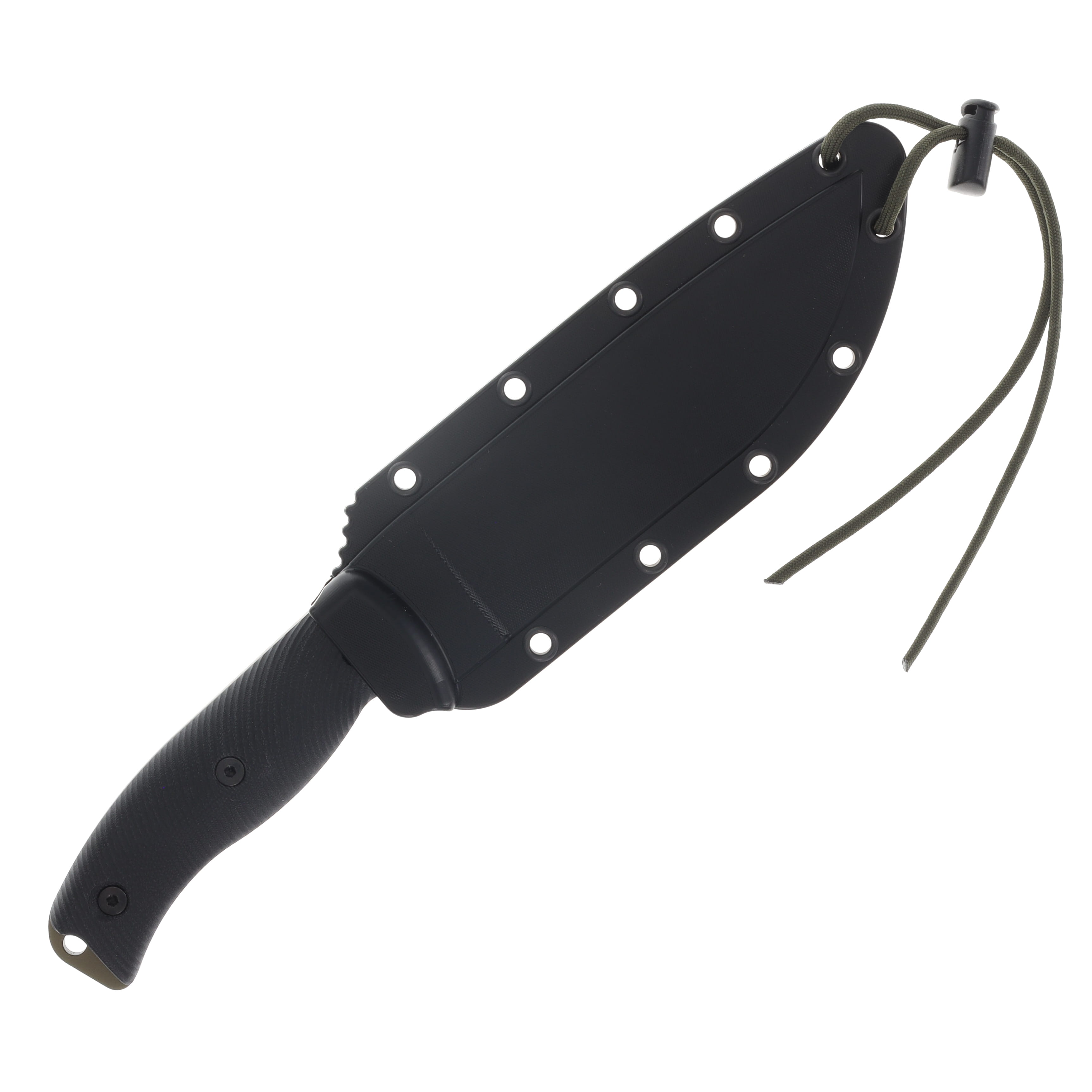 ESEE 6 Dark Earth Blade 3D Black G-10 Handle Fixed Blade Knife ESEE6PDE001 View 6