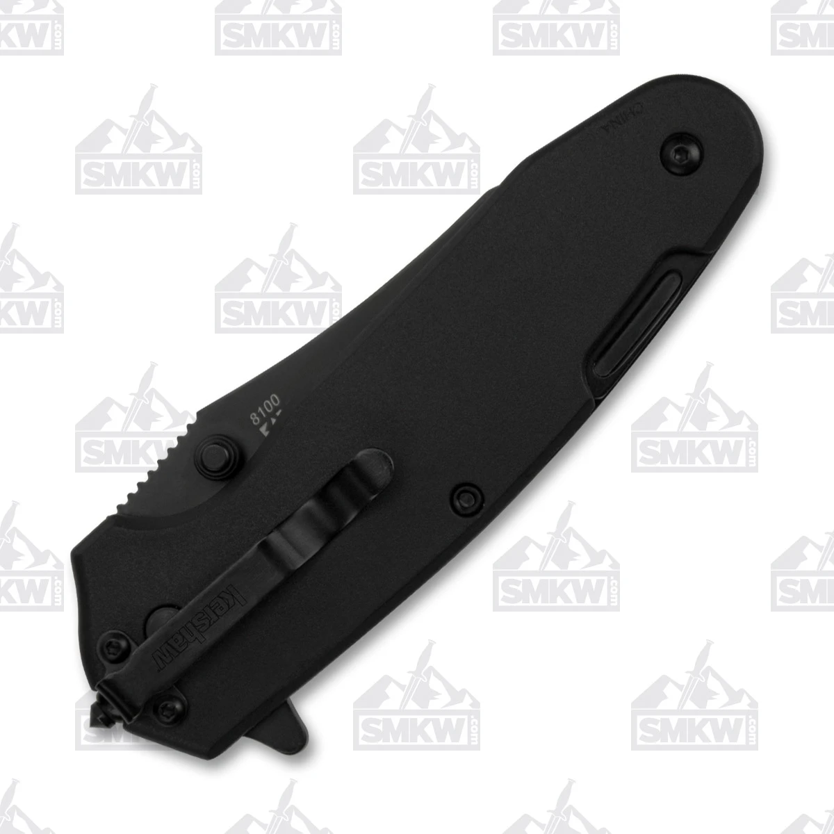 Kershaw Funxion EMT Rescue Knife 3in Part Serr Black Drop Point KS8100 View 5