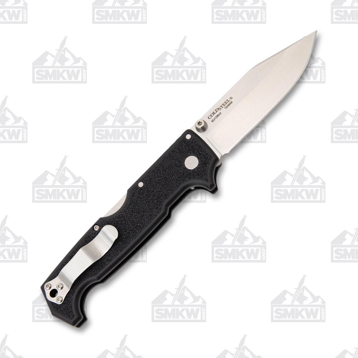 Cold Steel SR1 Lite Folding Knife 4in Plain Satin Clip Point CS62K1 View 3