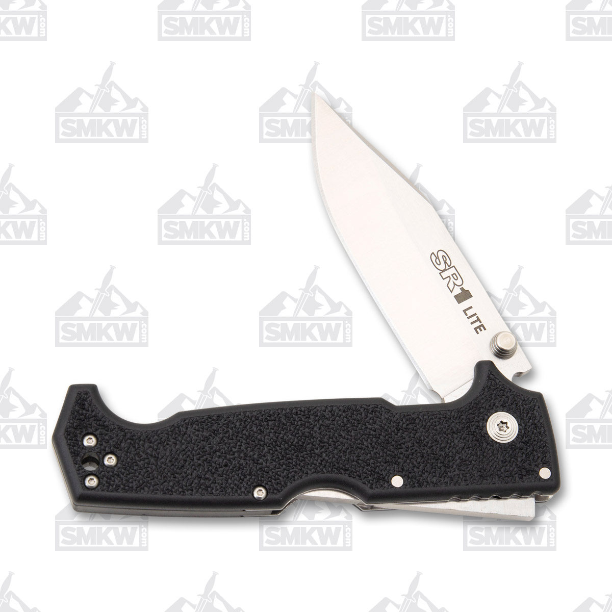 Cold Steel SR1 Lite Folding Knife 4in Plain Satin Clip Point CS62K1 View 4