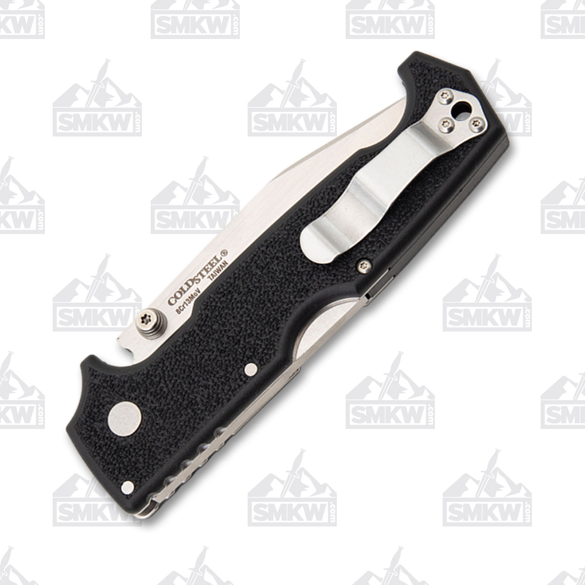 Cold Steel SR1 Lite Folding Knife 4in Plain Satin Clip Point CS62K1 View 7