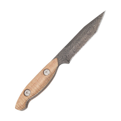 Skelton Bladeworks Scaphoid Damascus Mountain Ash JSSCAPHOIDDA View 2