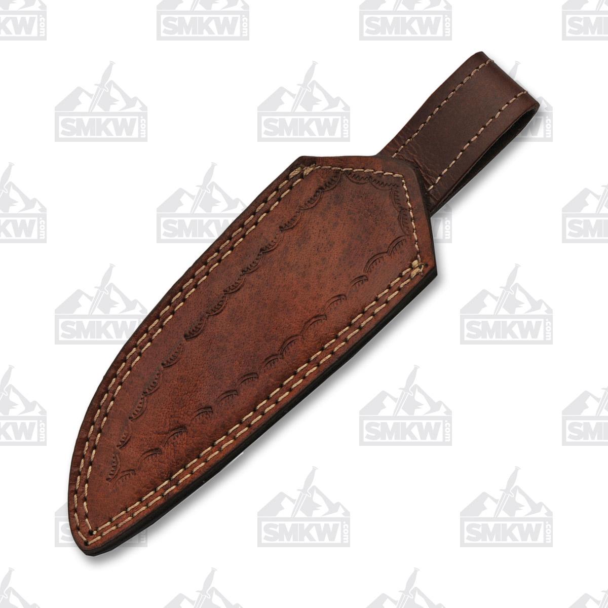 Szco Twisted Exotic Hunter Wood 4 Inch Plain Drop Point DM1219 View 3