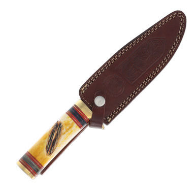 Frost Chipaway Yellow Bone Flying Eagle Hunter Fixed Blade View 2