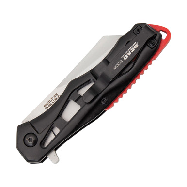 Bear & Son BE23 Red – Black 3 Inch Plain Modified Wharncliffe View 3