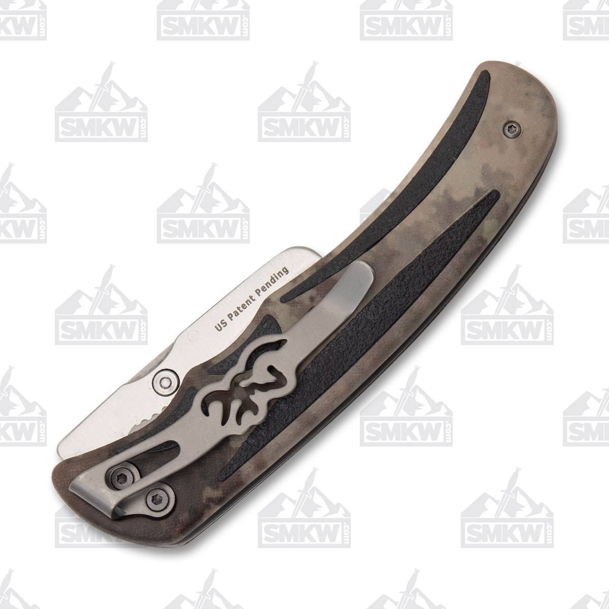 Browning Speed Load Linerlock Folding Knife Satin Drop Point/Green BN3220117 View 3