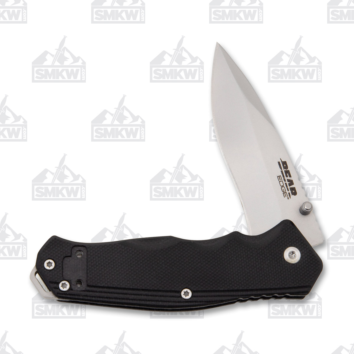 Bear & Son Sideliner Folding Knife 2.87 Inch Plain Satin Drop Point BR61124B View 4
