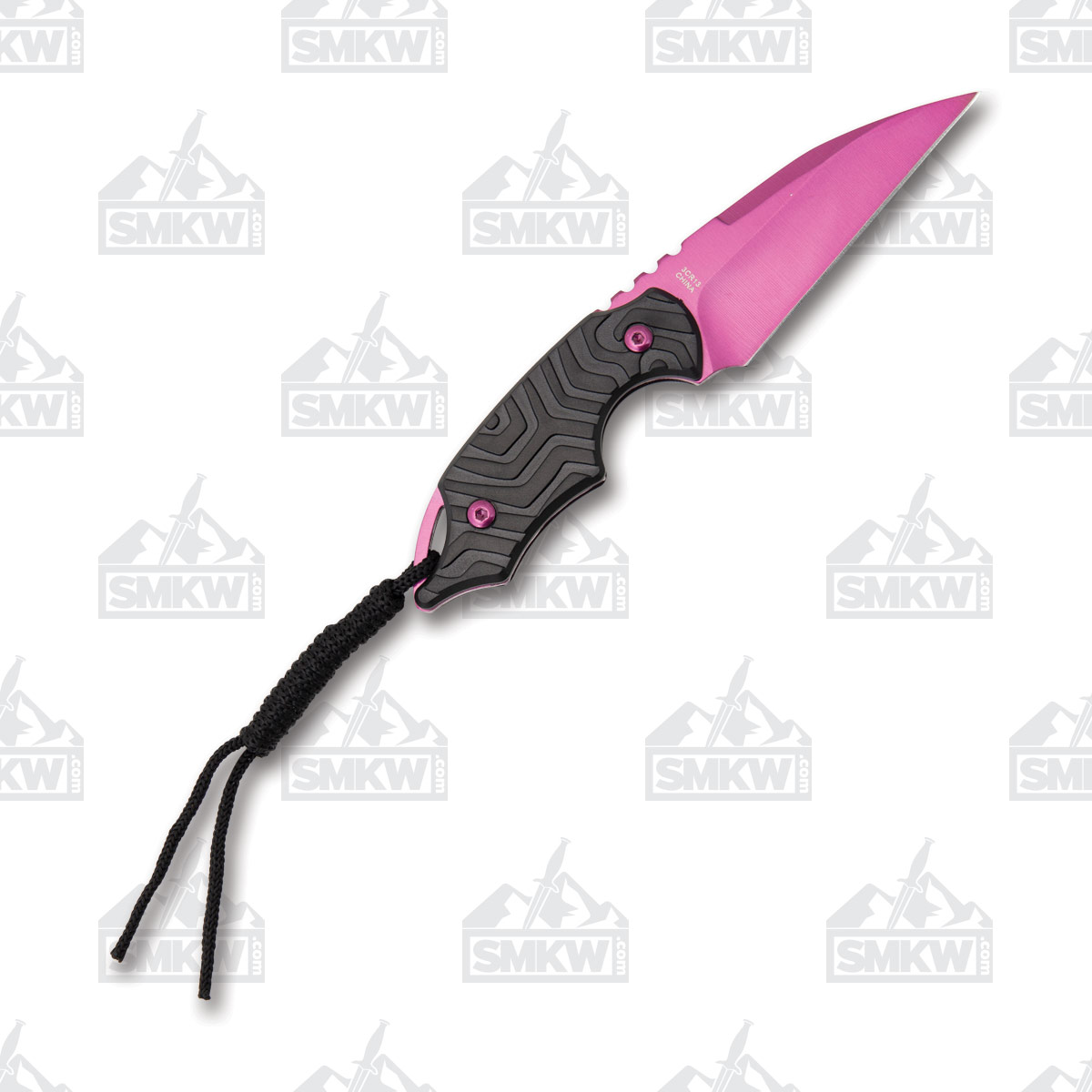 WarTech Neck Knife 3 Inch Pink Wharncliffe NTHWT201PK View 3