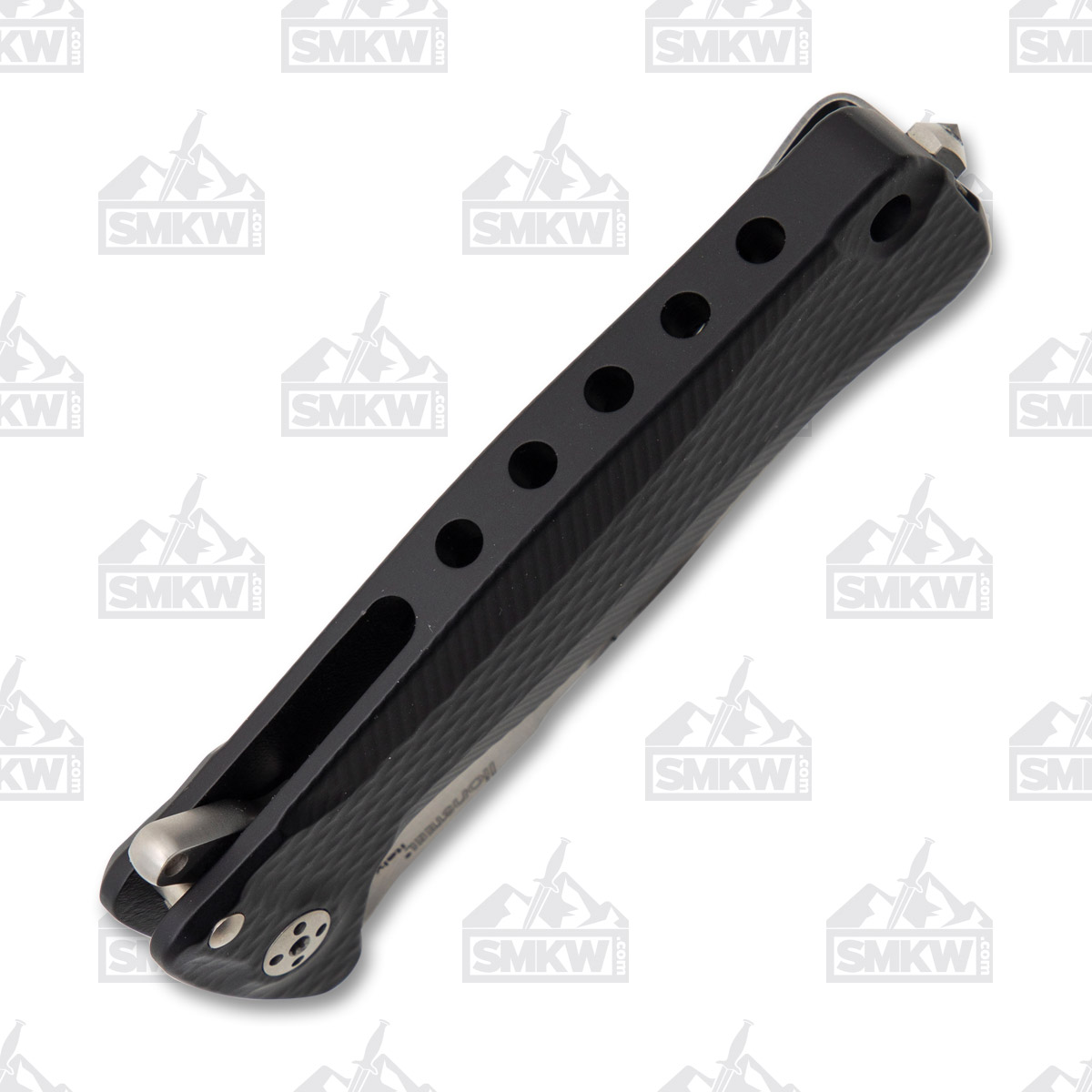 LionSteel SR22 Folding Knife Monolithic Blackout Aluminum LSSR22ABS View 9