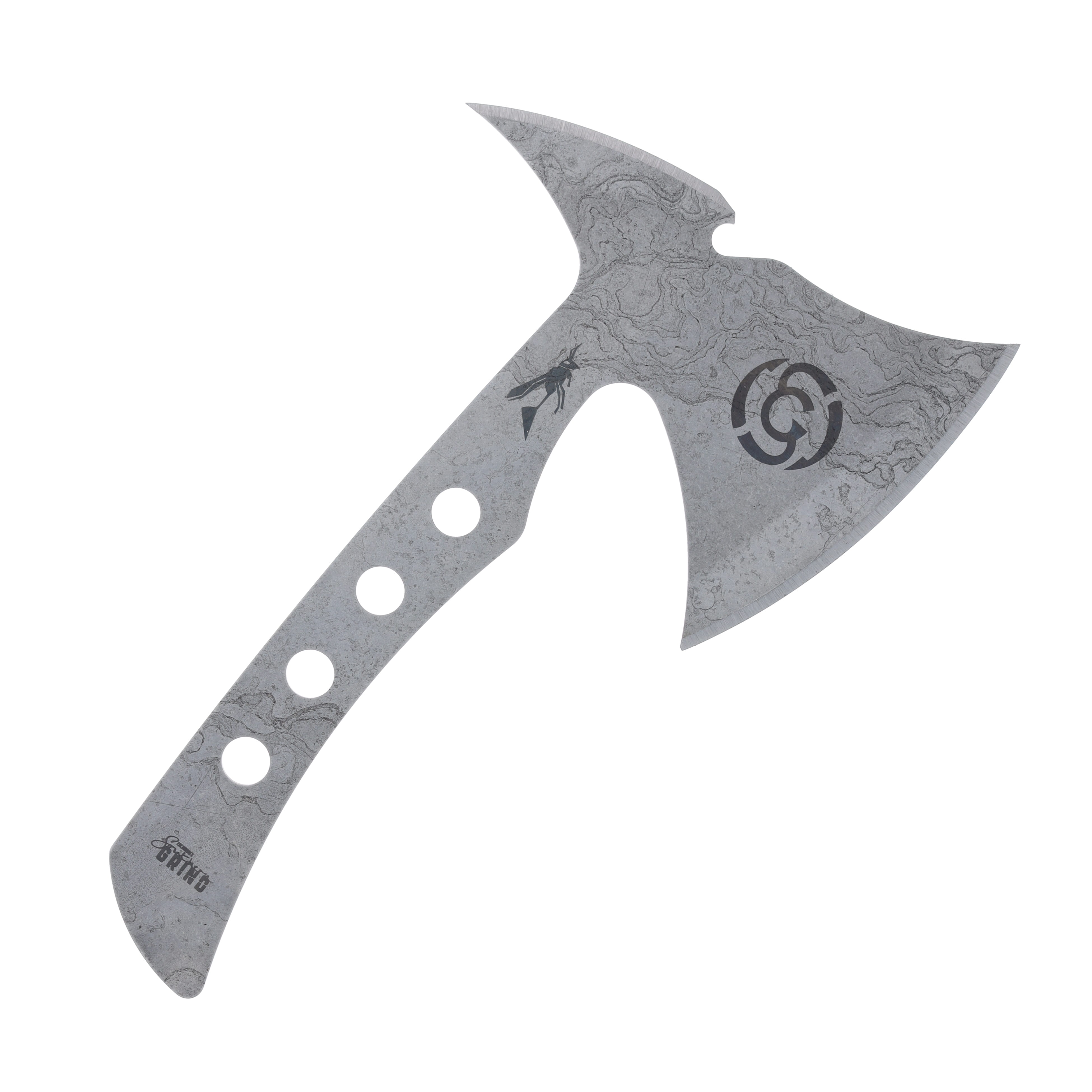 Southern Grind Wasp Throwing Axe 4 Pc. Set with Black Kydex Sheath SG10070001 View 4