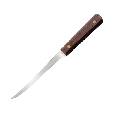 Old Hickory Outdoor 6.4in Plain Satin Fillet Fixed Blade Knife View 1
