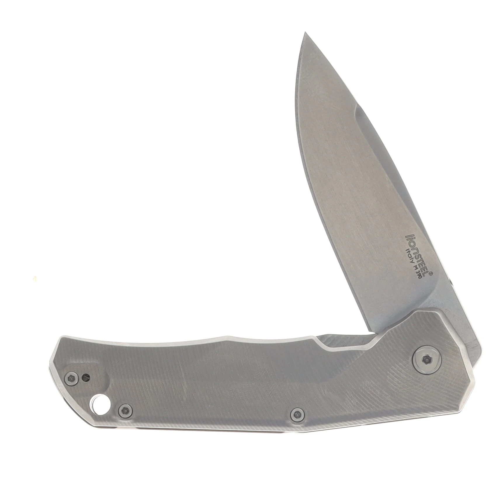 LionSteel T.R.E. Bronze Titanium 2.91In. Drop Point LSTREBR View 3