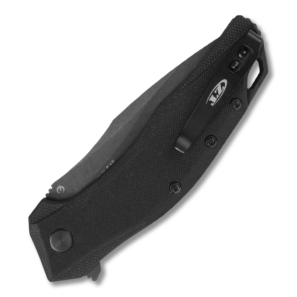 Zero Tolerance Knives 0357BW Folding Knife 3.25in Blackwash Drop Point Blade ZT0357BW View 2