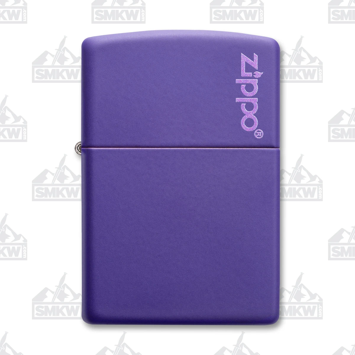 Zippo Classic Logo Purple Matte Lighter ZP237ZL View 2