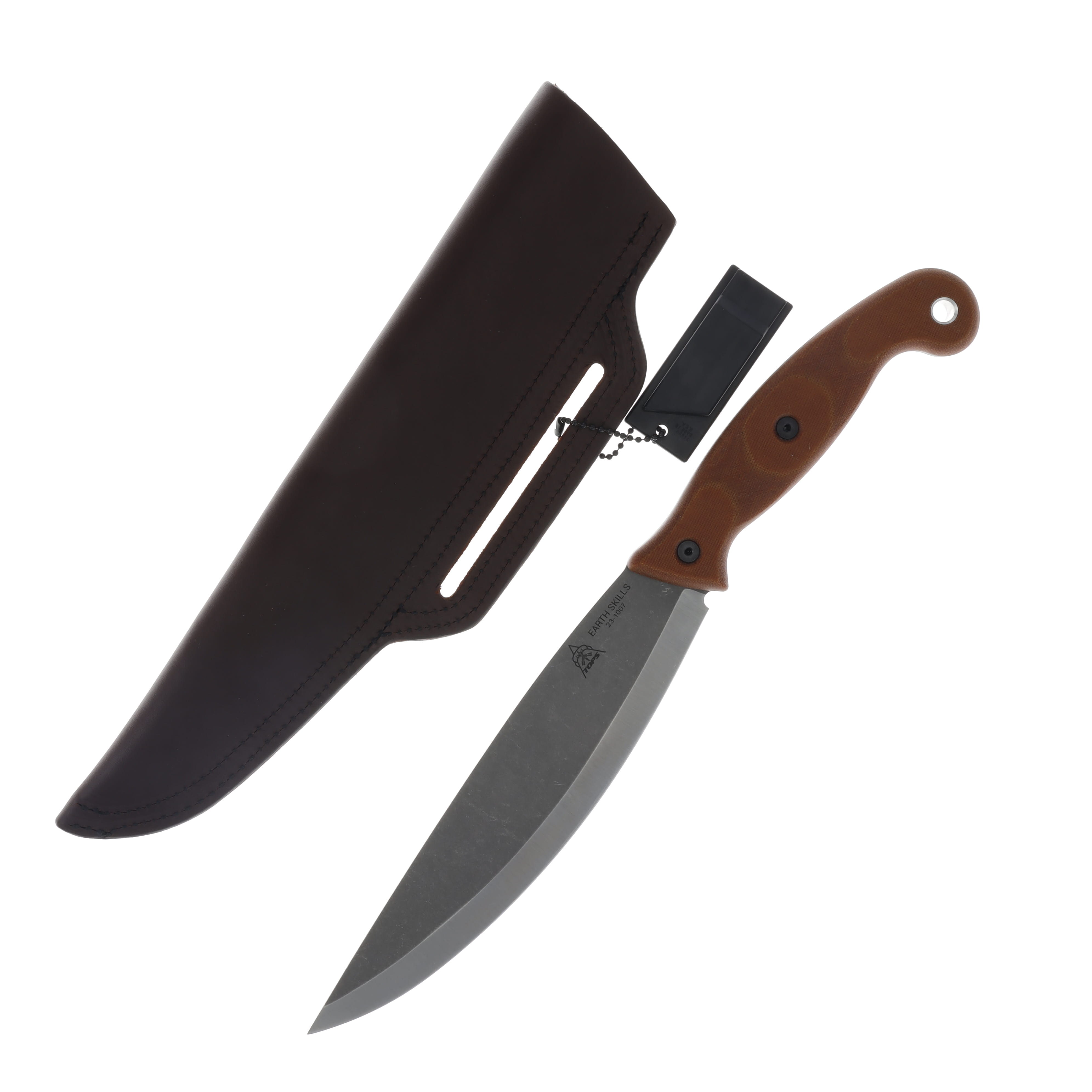 TOPS Knives Matt Graham Earth Skills 8.25in Drop Point Fixed Blade TPESK01 View 2
