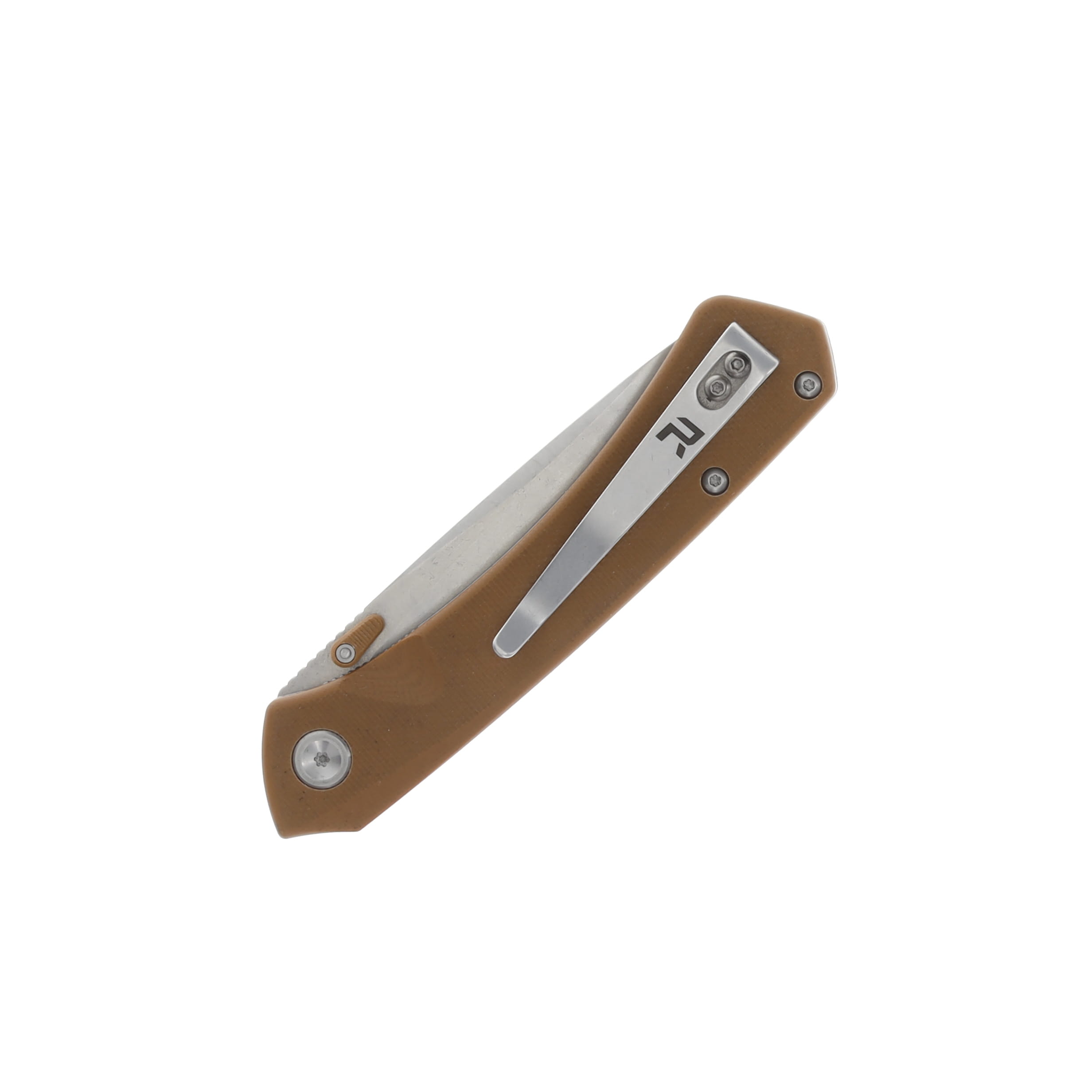 REVO Knives Warden Assisted Folding Knife Tan G10 3.25in SW Drop Point WARDENTAN View 3