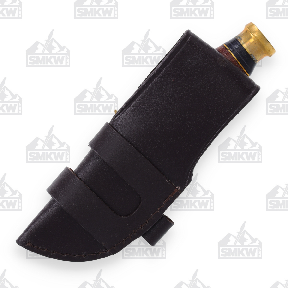 Marbles Knives Small Skinner Fixed Blade Stacked Leather 3.25in Trailing Point MR588 View 8