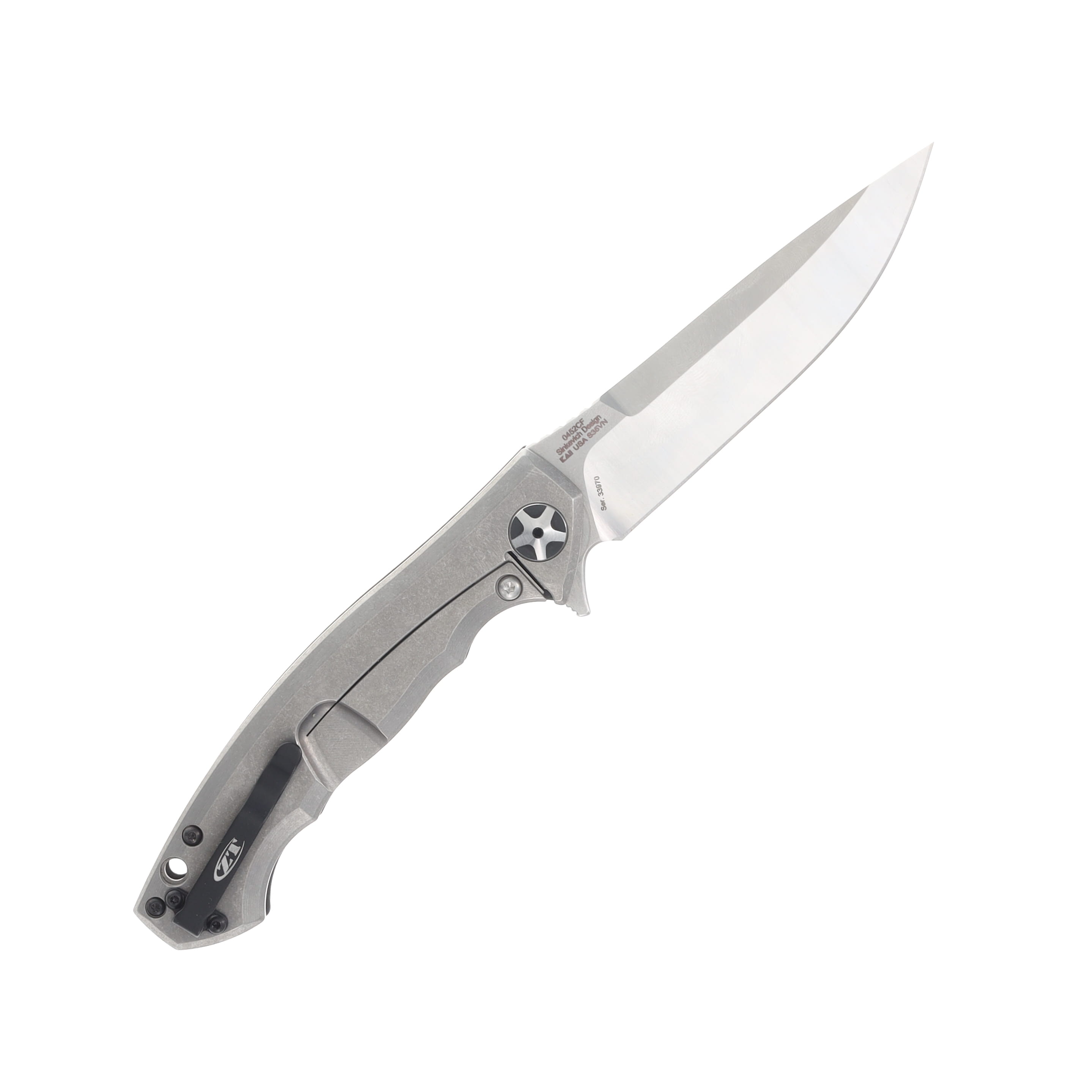 Zero Tolerance Knives 0452CF Titanium-Carbon Fiber 4.1in Drop