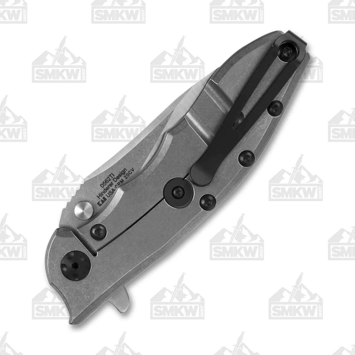 Zero Tolerance 0562TI Folding Knife 3.5in Plain Stonewash Drop Point ZT0562TI View 2