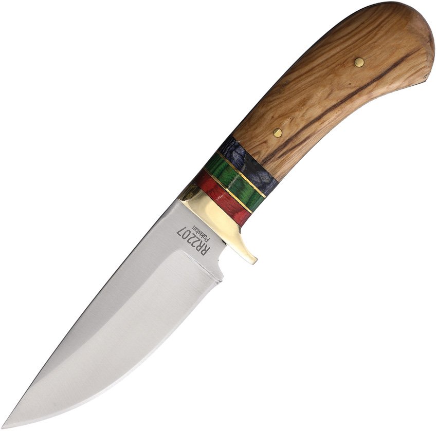 Rough Ryder Colorful Pakkawood Skinner Fixed Blade Knife RR2207 View 1