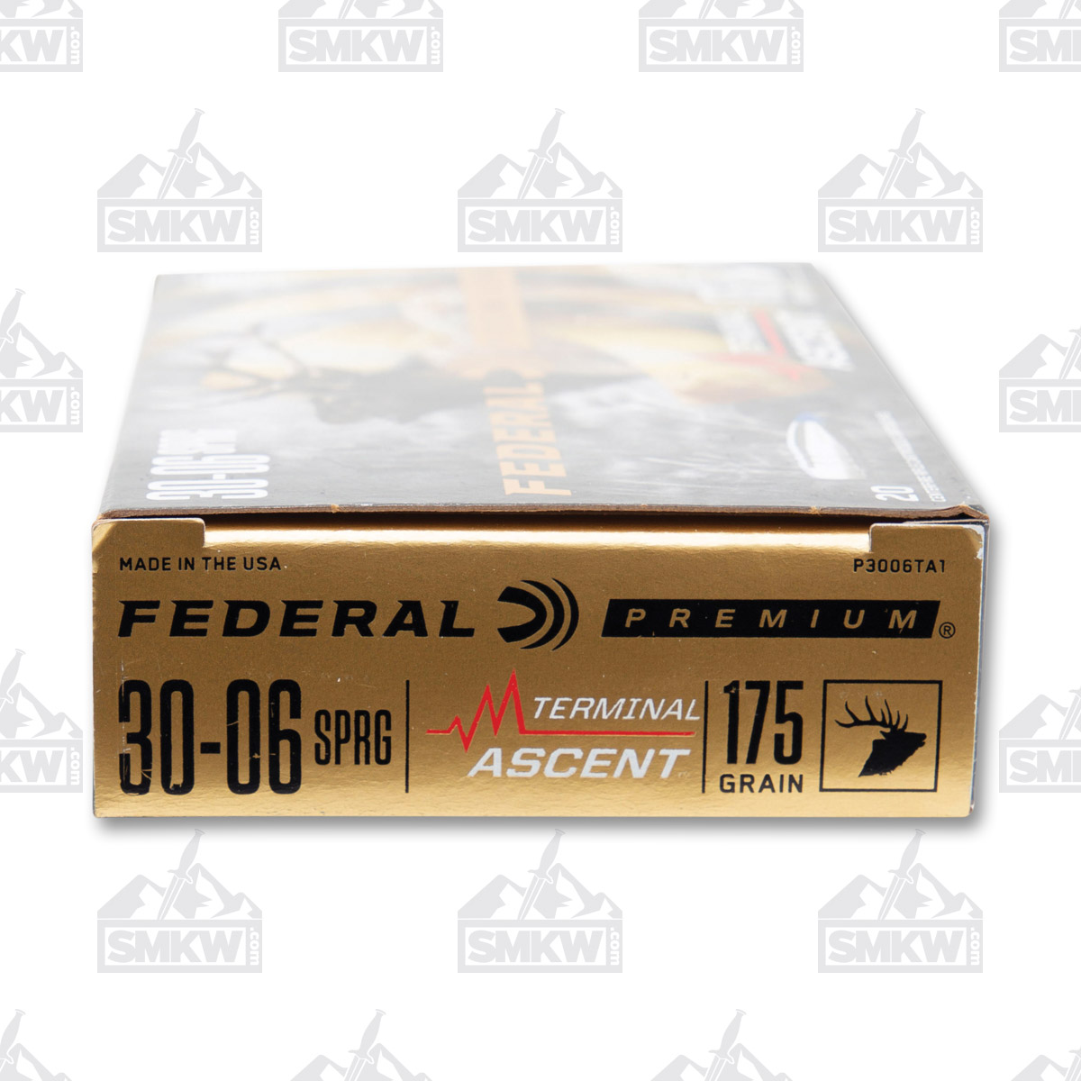 Federal Premium Terminal Ascent 30-06 Sprg Ammo 175 Grain Brass Centerfire 20 Rounds TA SBT P3006TA1 View 2