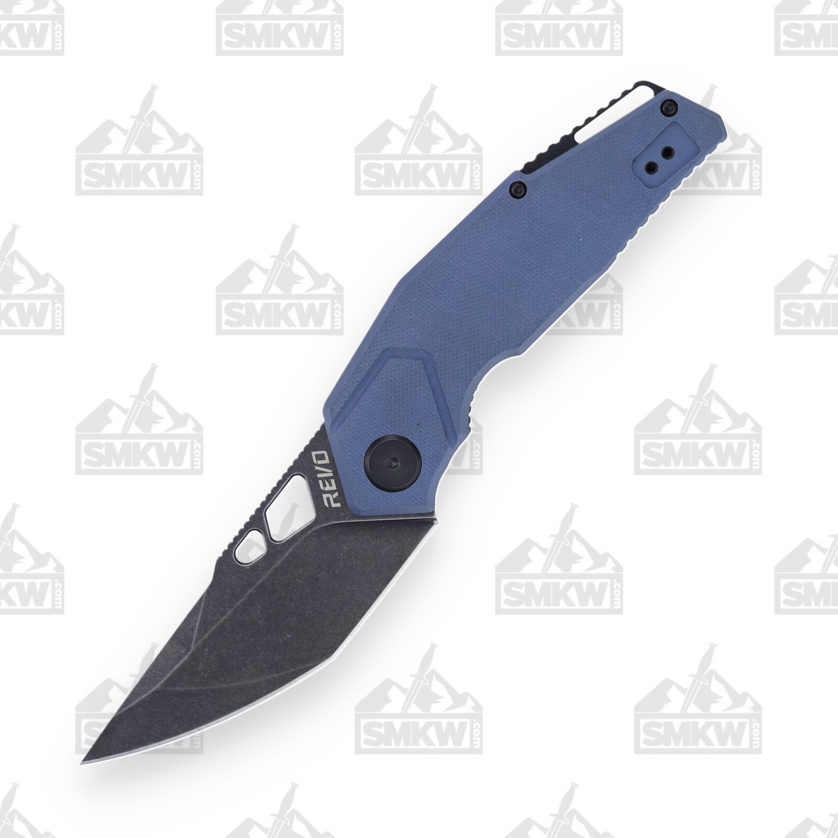 Revo Berserk Duty Folding Knife G-10-SS Handle 3.375in Blackwashed Clip Point Blade BERDTYGRY View 2