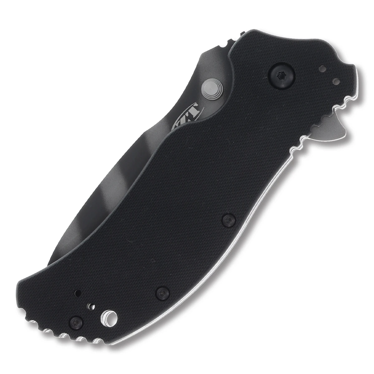 Zero Tolerance 0350TS 3.25 Inch Plain Tiger Stripe Recurve Drop Point ZT0350TS View 3