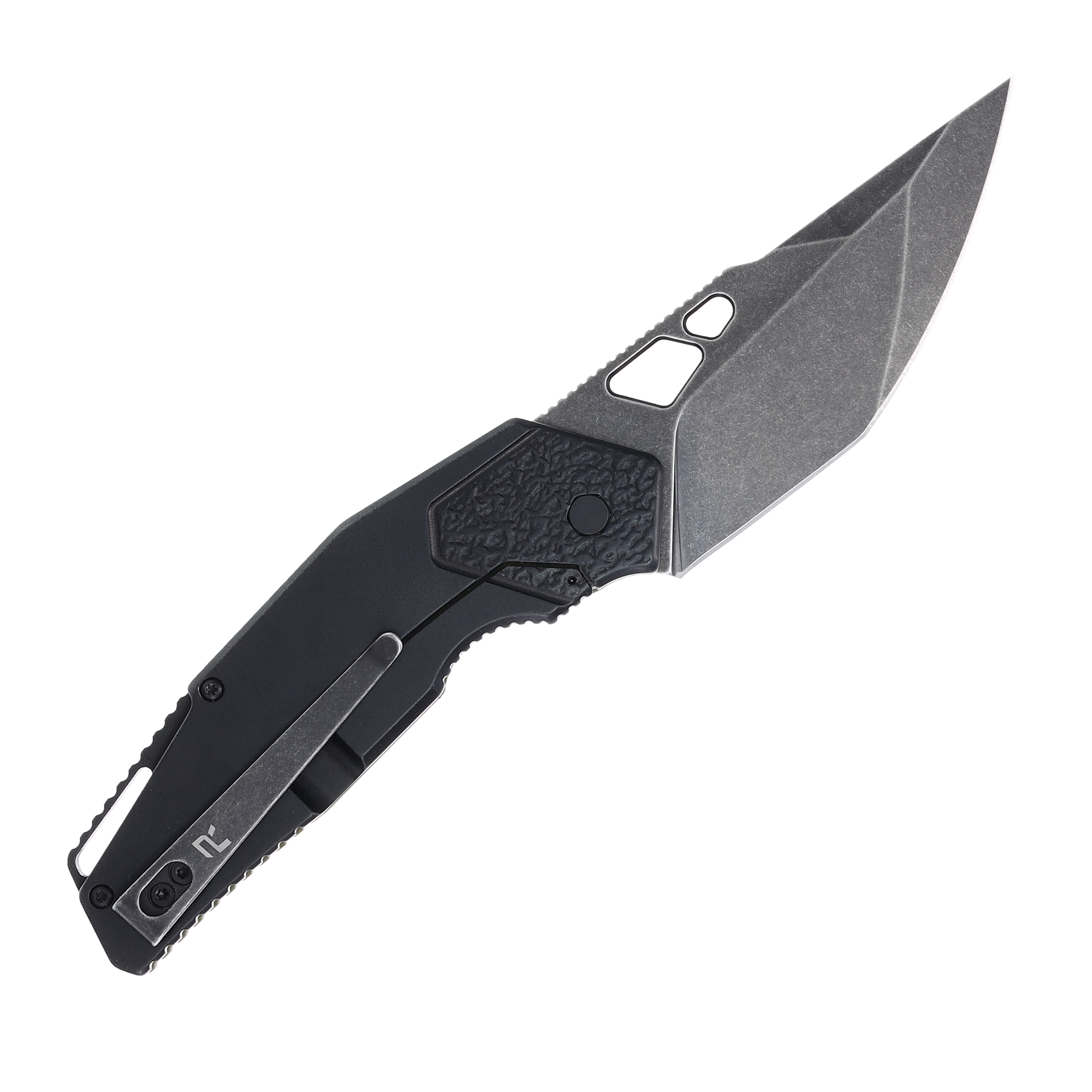 Revo Berserk Duty Folding Knife OD Green 3.37in Plain Blackwash Clip Point BERDTYODG View 2