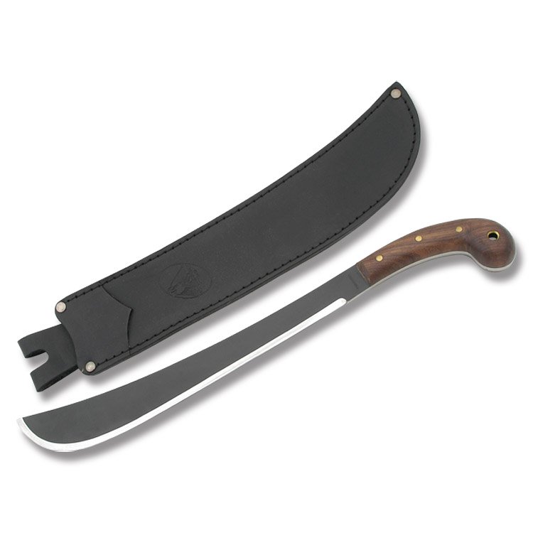 Condor Golok Machete Walnut - 14.5in Black Powder Coat Blade CTK41014HCS View 1