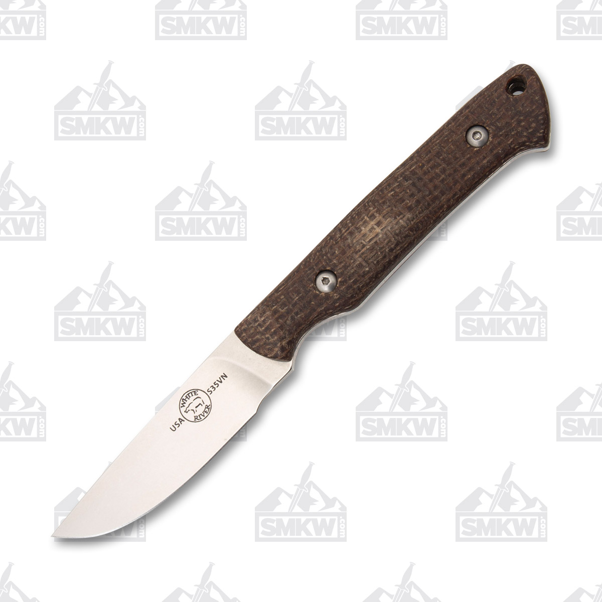 White River Small Game Hunter Fixed Blade Knife Natural Micarta WRSGBNA View 2