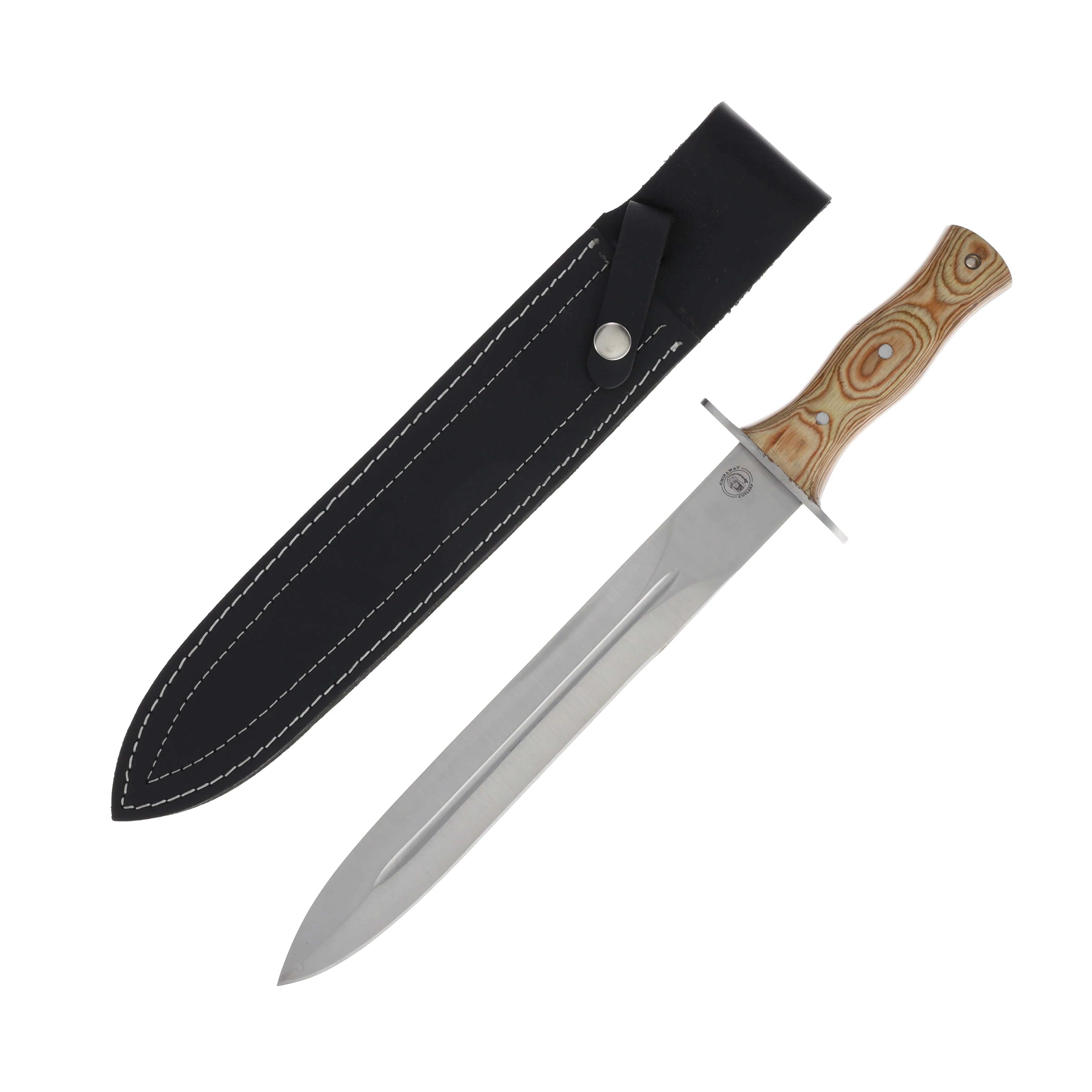 Frost Chipaway Cutlery Spear Point Wood Hunter FRCW1012BW View 1