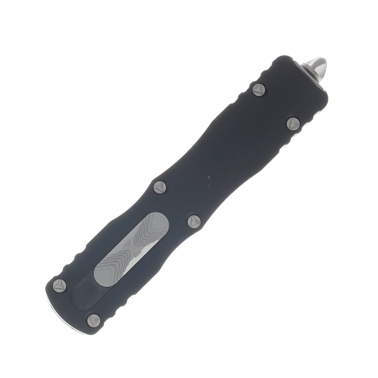 Microtech Dirac Delta OTF Automatic Knife Stonewash D/E Black AUMT22710 View 4