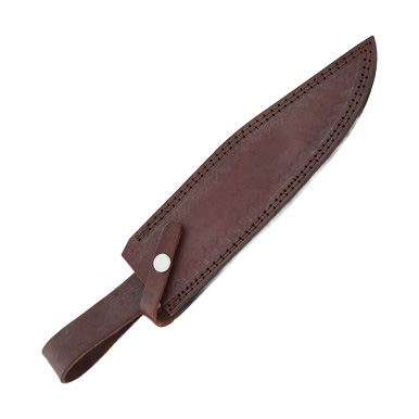 Frost Cutlery Joseph Rogers and Son Buffalo Horn Damascus Bowie Knife View 6