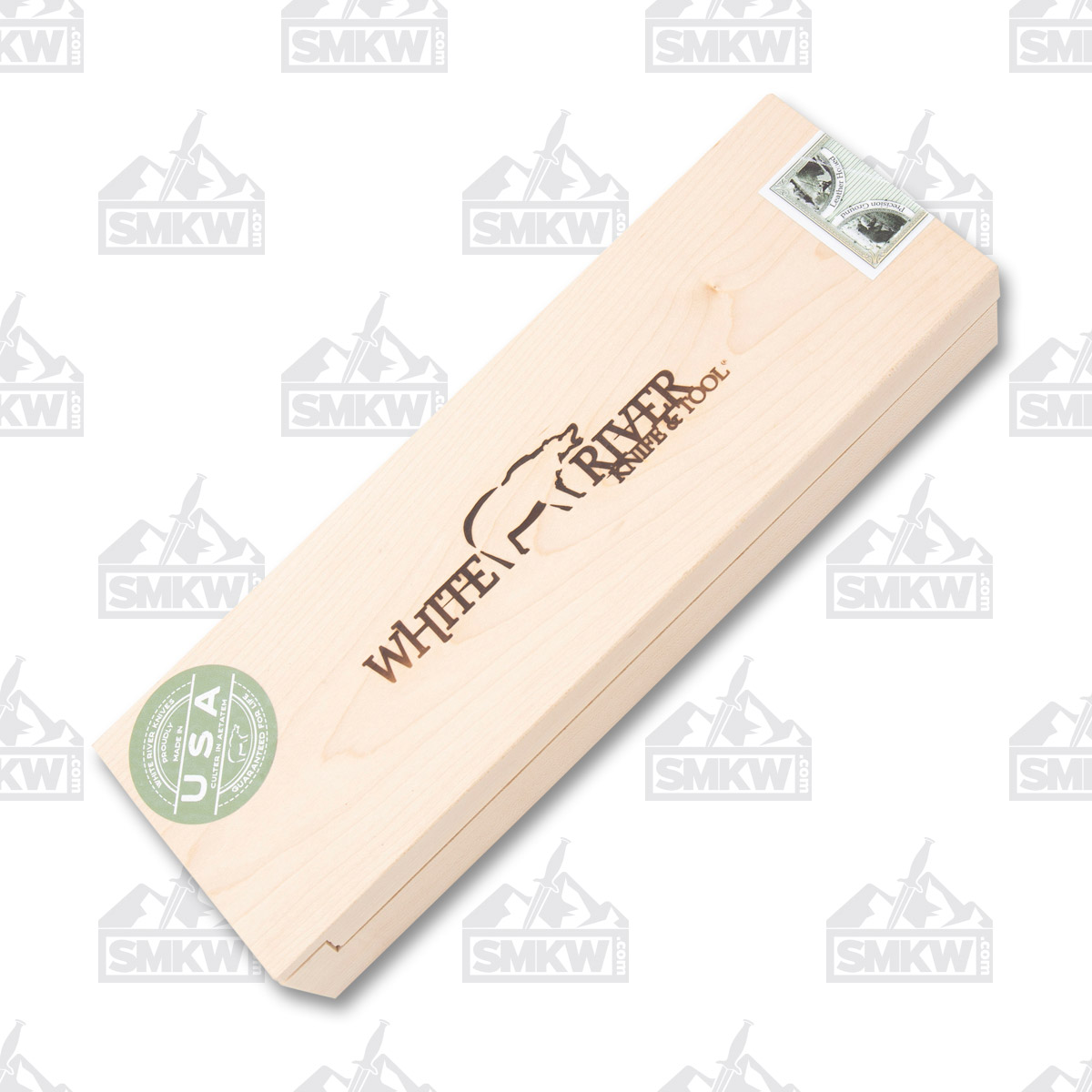 White River Camp Cleaver Fixed Blade Natural Micarta 5.5in Plain WRCC55BNA View 10