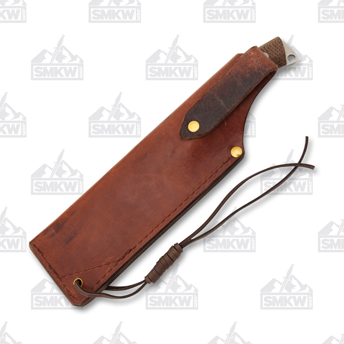 White River Camp Cleaver Fixed Blade Natural Micarta 5.5in Plain WRCC55BNA View 6