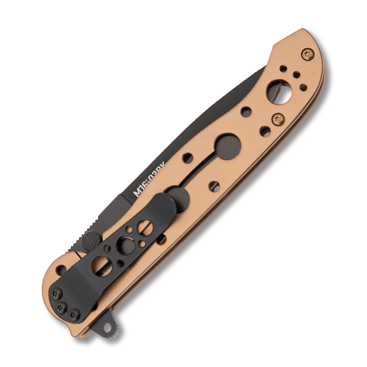 CRKT M16-03BK Bronze 3.55 Inch Plain Black Oxide Spear Point CRM1603BK View 2