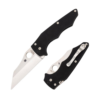 Spyderco Yojumbo Folding Knife 3.98 Inch Plain Satin Wharncliffe SPC253GP View 1
