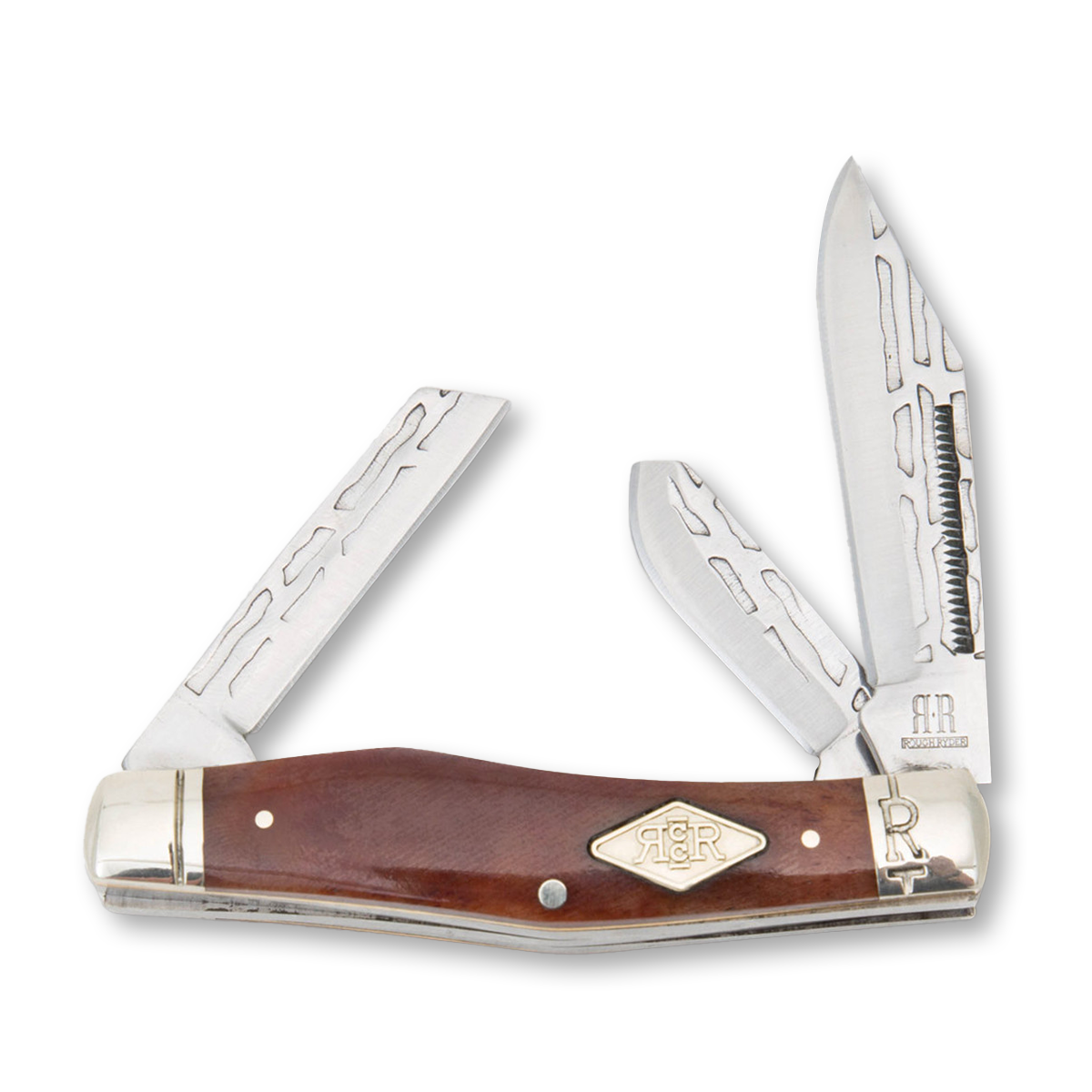 Rough Ryder Heavy Forge Stockman Folding Knife RR1977 View 1