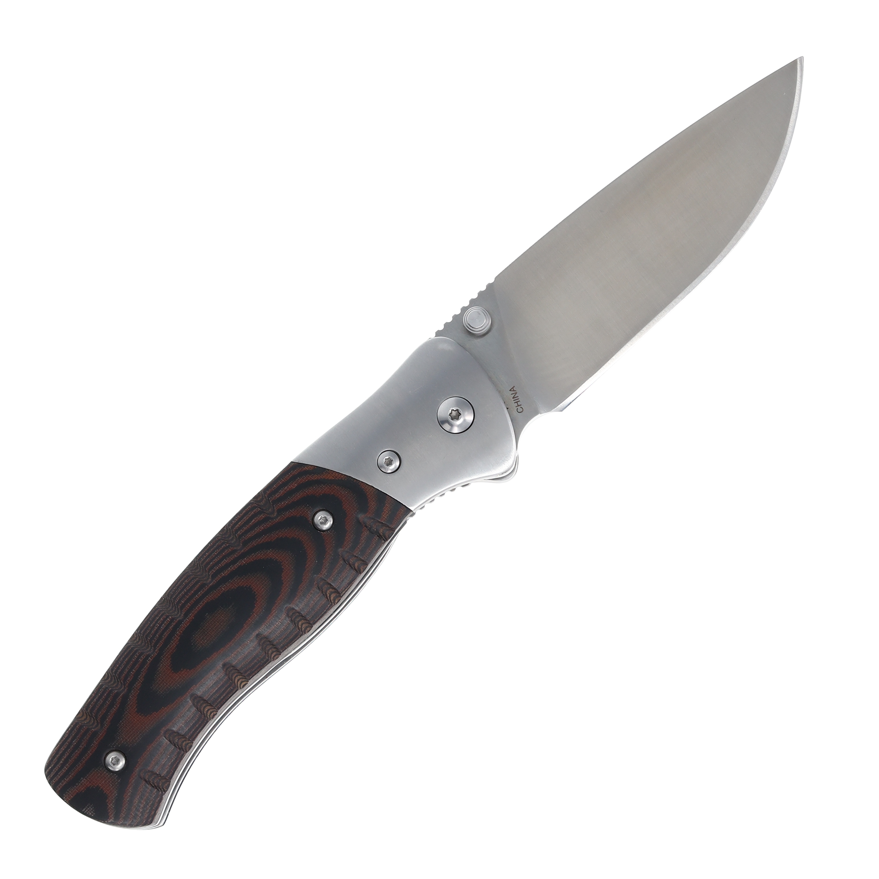 Buck 836 Large Selkirk Folding Knife 4in Satin Plain Drop Point Blade BU10678 View 2