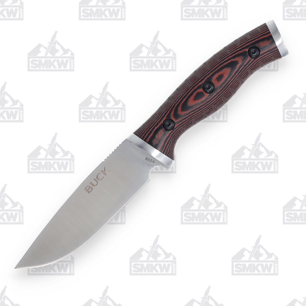 Buck 853 Small Selkirk Fixed Blade Knife 4in Plain Satin Drop Point Blade BU11109 View 1